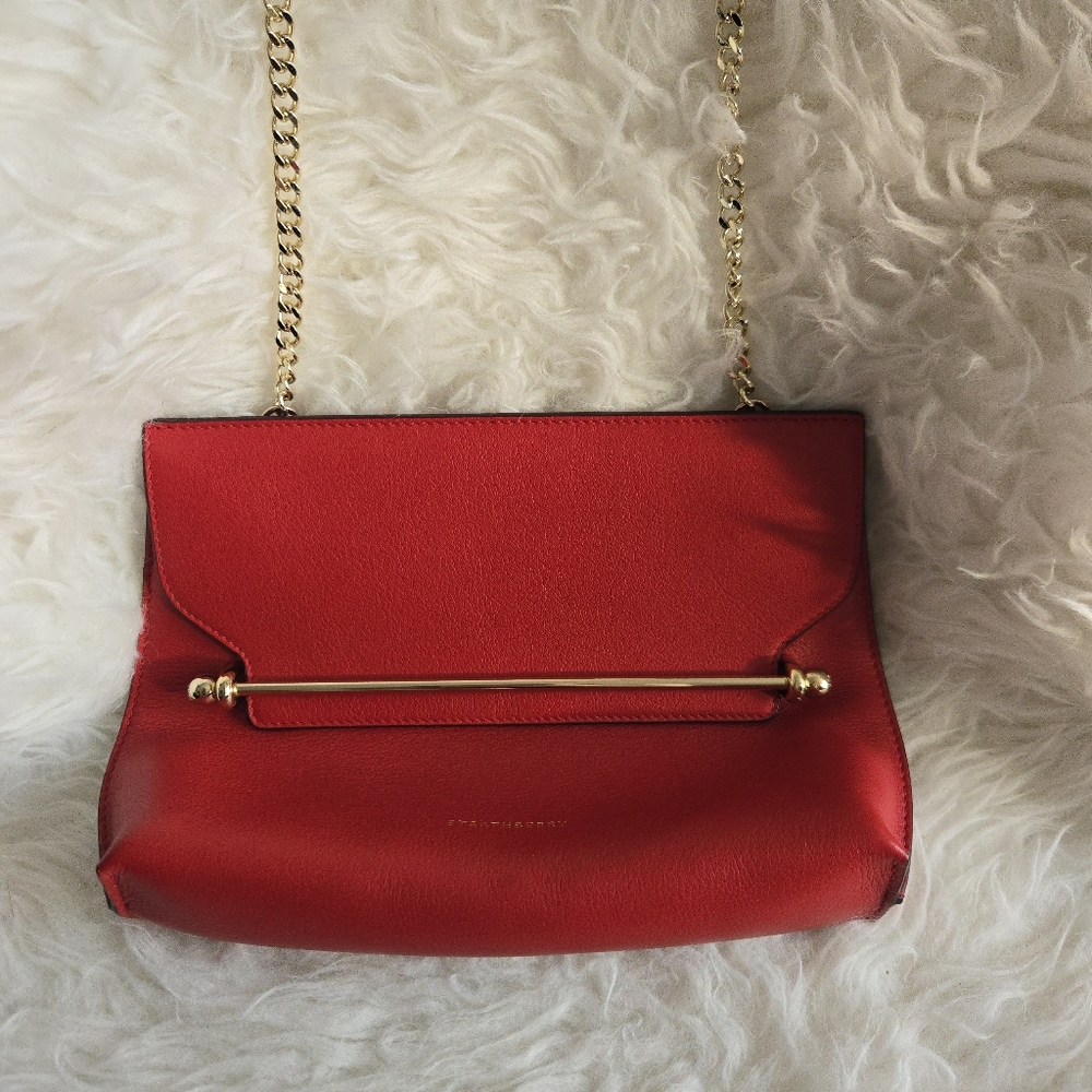 Strathberry East/West Stylist Crossbody Bag In Ruby